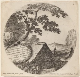 Titelseite für "Paysages et ruines de Rome"
