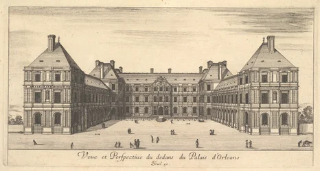 Ansicht und Perspektive des Inneren des Palais d