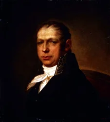 Porträt des Architekten Adrian Dmitrievich Zakharov (1761-1811) 1804