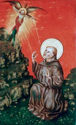 Der heilige Franziskus empfängt die Stigmata, um 1430-1451