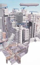 Das Lloyds-Gebäude, City of London, ca. 1987-1995