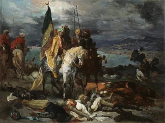 Sarazenen und Kreuzritter, ca. 1846