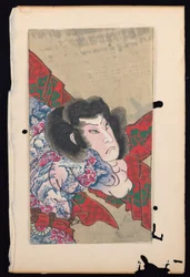 Album von zwanzig Halbporträts von Schauspielern in Rollen