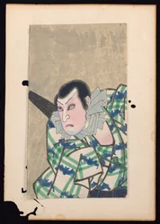 Album von zwanzig Halbporträts von Schauspielern in Rollen