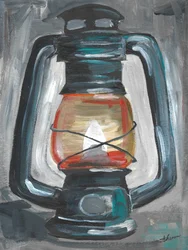 Warmes Laternenlicht