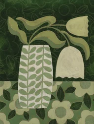 Moderne grüne Botanicals