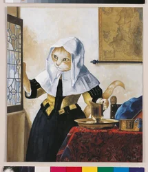 Illustration aus Cats Galore! Ein Kompendium kultivierter Katzen (veröffentlicht 2015)