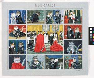 Illustration aus Cats Galore! A Compendium of Cultured Cats (veröff. 2015)