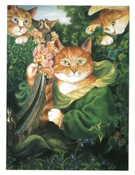 Illustration aus Pre-Raphaelite Cats