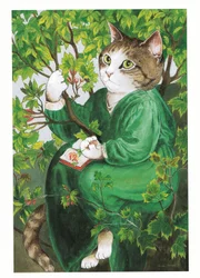 Illustration aus Pre-Raphaelite Cats