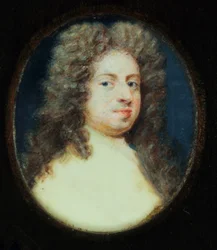 Sir Godfrey Kneller (Aquarell auf Elfenbein)