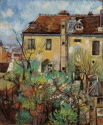 Garten in der Rue Cortot