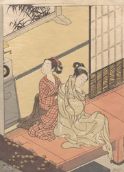 Abendglocke der Uhr Tokei no bansho, aus der Serie „Acht Salonansichten“