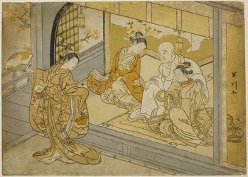 Hotoke Gozen tanzt vor Taira no Kiyomori