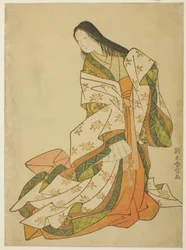 Die Dichterin Ono no Komachi