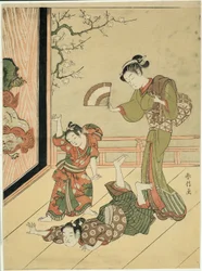 Der Ringkampf (Parodie auf Ushikawamaru und Benkei)