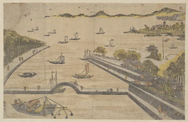 Ansicht von Fukagawa, Edo