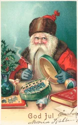 Schwedische Weihnachtskarte