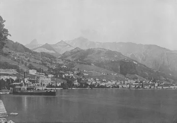 Vernex, Montreux (s/w Foto)