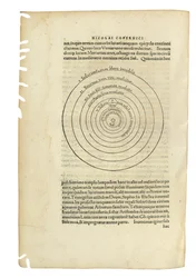 "De Revolutionibus Orbium Coelestium" von Nikolaus Kopernikus und "De Libris Revolutionum Nicolai Copernici Narratio Prima" von Georg Johan Rheticus, zwei Werke in einem Band, Basel, 1566-67