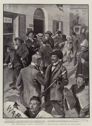 Die Transvaal-Krise, Belagerung einer Rekrutierungsstation in Kapstadt