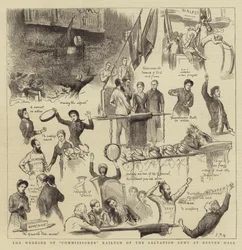 Die Hochzeit von Kommissar Railton der Heilsarmee in Exeter Hall