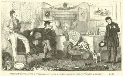 Illustration für Tom Brown in Oxford von Thomas Hughes