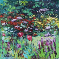 Mohnblumen im Garten, 2021