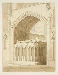 Grab von Robert Fitzharding, gestorben 1170, in der Kathedrale von Bristol