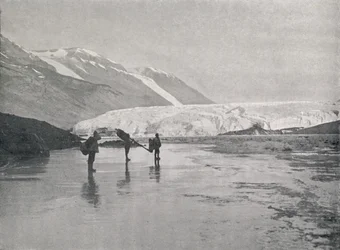 Packen vom Alcove Camp zum Meer, um 1911, 1913