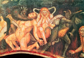 Hölle (Detail der Lüsternen)
