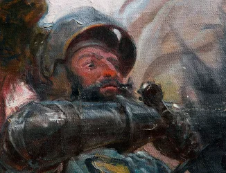 Die Schlacht bei Grunwald (Detail), 1910
