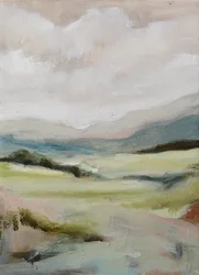 Gelassenes Bergtal
