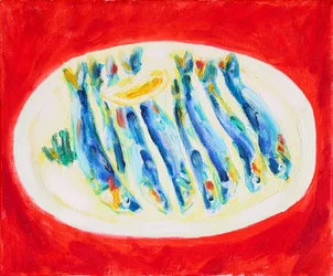 Blaue Sardinen mit Zitrone