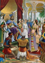 Roger II. von Sizilien, der sich mit orientalischem Prunk umgab