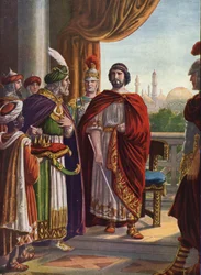 Römische Antike: Kaiser Julian der Abtrünnige und der persische König Shapur II, 363 n. Chr.