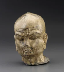 Kopf eines Luohan, ca. 700-750