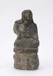Kleine Statue eines buddhistischen Priesters