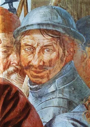 Kopf eines Kriegers (Detail)