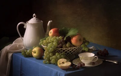 Elegantes Ernte Stillleben