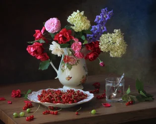Sommerblumen Stillleben