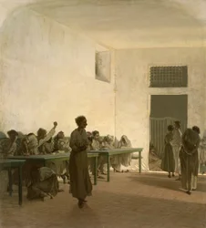 Das Irrenhaus, 1865