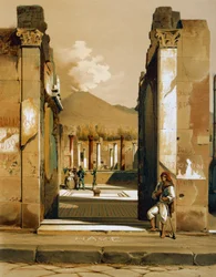 Ansicht des Hauses des Fauns in Pompeji