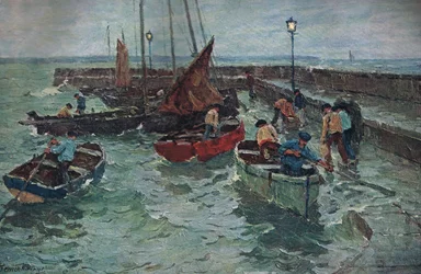 Hafenszene, ca. 1915