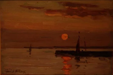 Sonnenuntergang, Concarneau, Bretagne