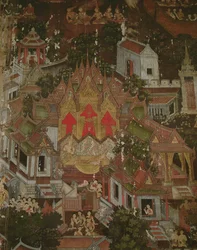 Geburt eines Prinzen, Wat Suthat, Bangkok