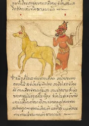 Or. 16482, fol. 43, „Satra“. Über Wahrsagerei und Ratschläge für ein glückliches und gesundes Leben