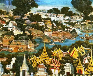 Ansicht von Bangkok