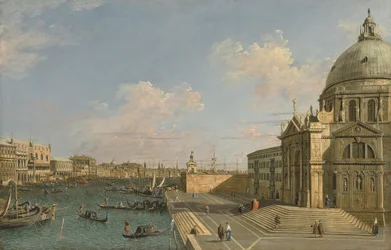 Eingang zum Canal Grande, Venedig, Blick nach Osten, um 1730er