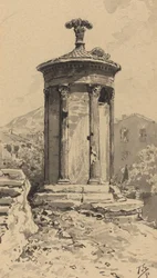 Monument von Lysikrates, 1890